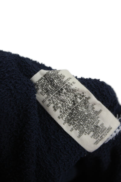 The Great Womens Pullover Sweatshirt Dark Blue Graphic Bird 100% Cotton Size 0