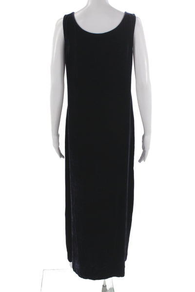Eileen Fisher Womens Dark Blue Maxi Tank Dress Size M
