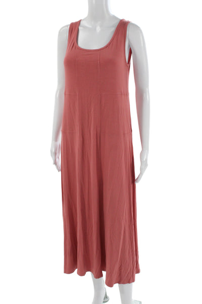 Eileen Fisher Women Maxi Tank Dress Pink Size XS