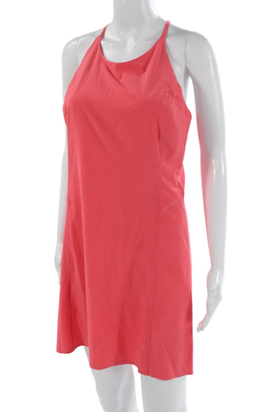 Athleta Womens Tank Dress Pink High Neck Sleeveless Petite Size S