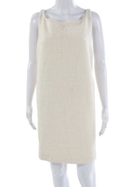 Rebecca Taylor Women Shift Sleeveless White Short Dress Size 12
