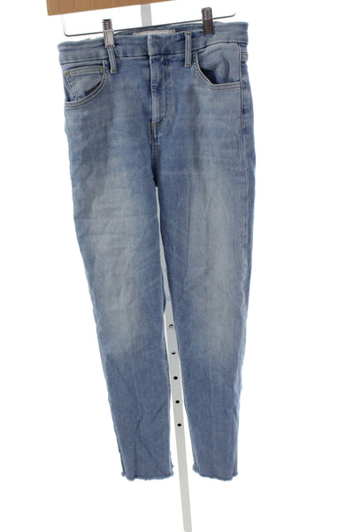 Frank & Eileen Women Skinny Cropped Ankle Jeans Light Blue High Rise Size 27