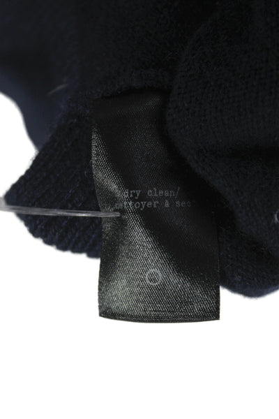 Rag & Bone Unisex Dark Blue V-Neck Cashmere Pullover Sweater Size S