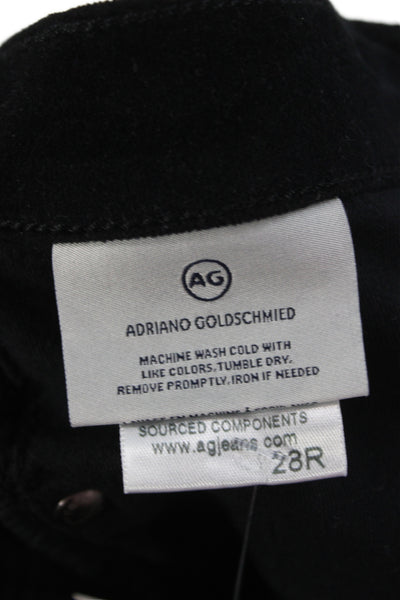 AG Adriano Goldschmied Womens Black Jeggings Size 28