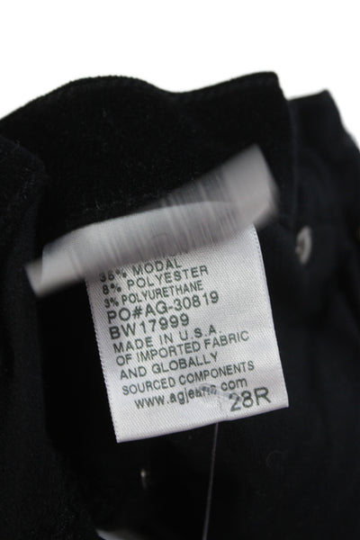 AG Adriano Goldschmied Womens Black Jeggings Size 28
