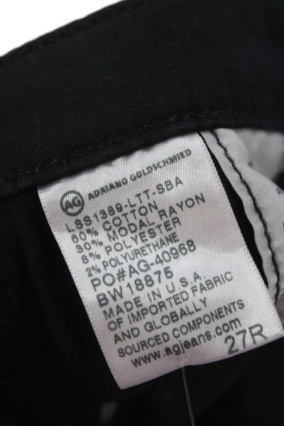 AG Adriano Goldschmied Women Ankle Skinny Jeans Black Size 27