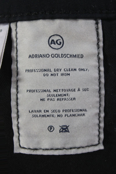 AG Adriano Goldschmied Women Ankle Skinny Jeans Black Size 27