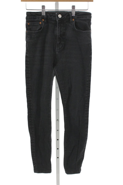 Zara Women Skinny Dark Gray Jeans High Rise Size 6