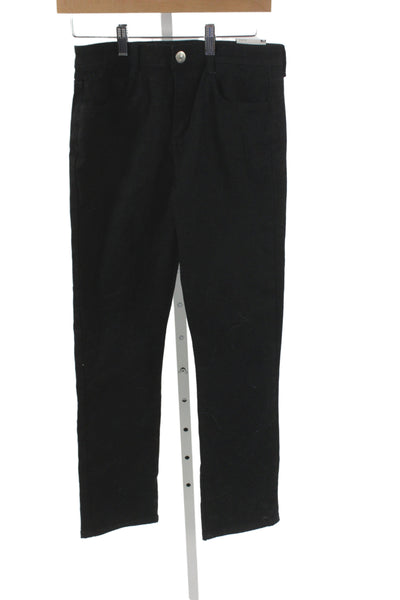 Zara Unisex Black High Rise Cropped Ankle Pants Size 6