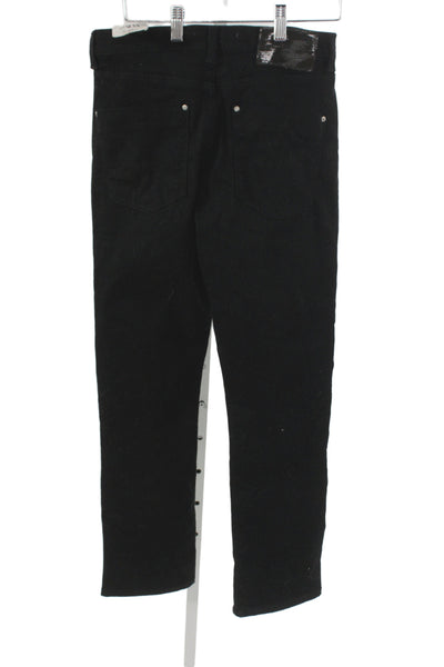 Zara Unisex Black High Rise Cropped Ankle Pants Size 6