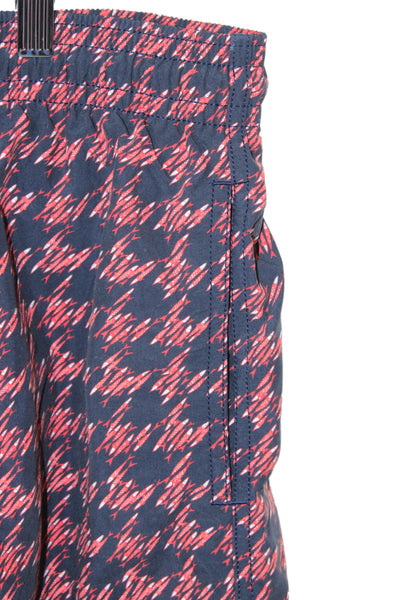 Vilebrequin Mens Beach Graphic Dark Blue Polyester Drawstring Shorts Size XL