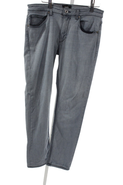 Paige Black Label Mens Gray Straight Jeans Rayon Blend Size 32