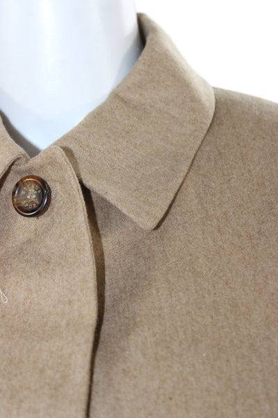 Escada Sport Womens Button Down A Line Skirt Suit Beige Wool Size EUR 40