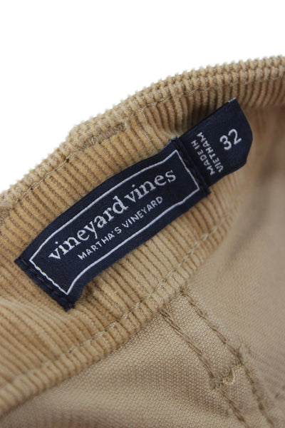 Vineyard Vines Mens Brown Khakis Size 32