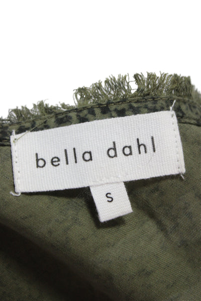 Bella Dahl Womens Sleeveless Abstract Set Green Size S