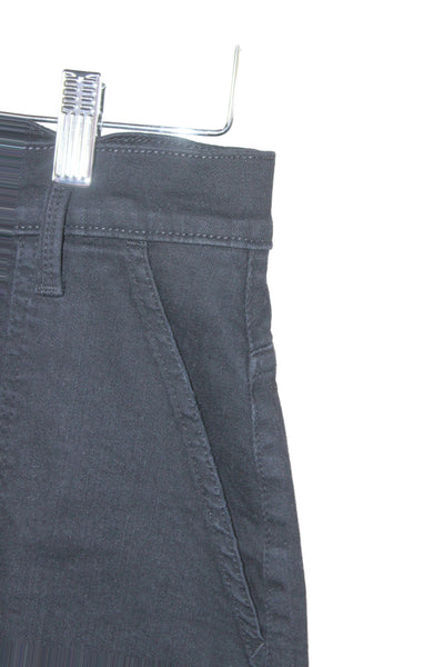 Mother Unisex Black High Rise Jogger Pants Size 26