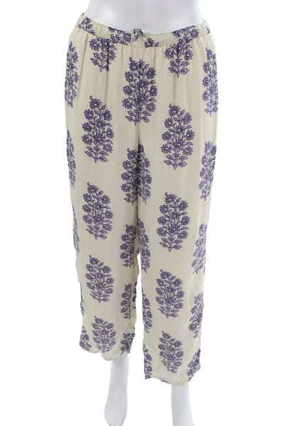 J Crew Womens Bohemian Floral Viscose Pants 26 Inseam Size S