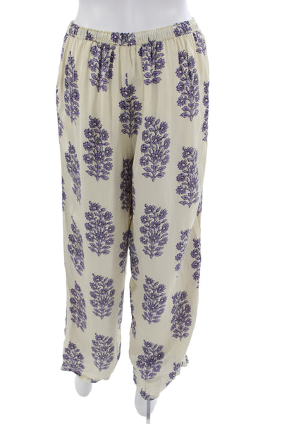 J Crew Womens Bohemian Floral Viscose Pants 26 Inseam Size S