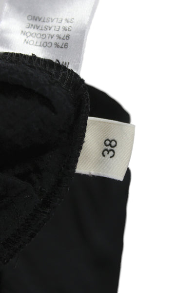 Masscob Womens Cropped Jogger Pants Black Size S
