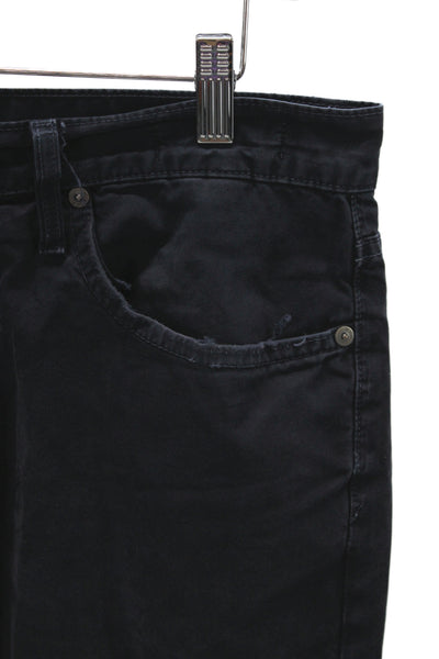 Vince Mens Dark Blue Cotton Chino Pants Button Inseam 30 Size 34