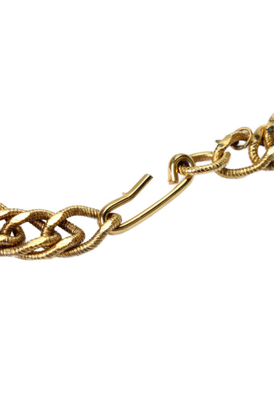 John Wind Womens Gold Tone Vintage Inspired Hart Locket Charm Necklace 16"