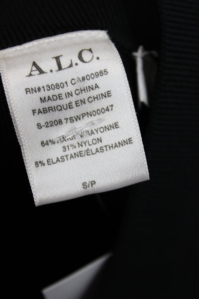 A.L.C. Womens Cropped Dress Pants Black Petite Size S