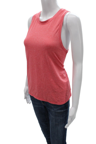 Athleta Women Pink Sleeveless Camisole Crew Neck Size M