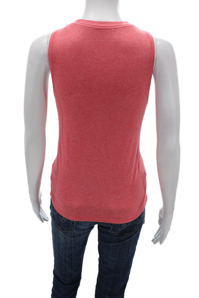 Athleta Women Pink Sleeveless Camisole Crew Neck Size M