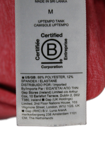 Athleta Women Pink Sleeveless Camisole Crew Neck Size M