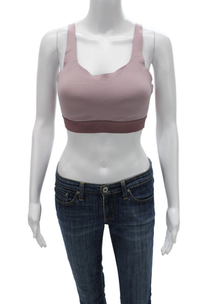 Lululemon Womens Activewear Bra Top Purple Scoop Neck Sleeveless Size M