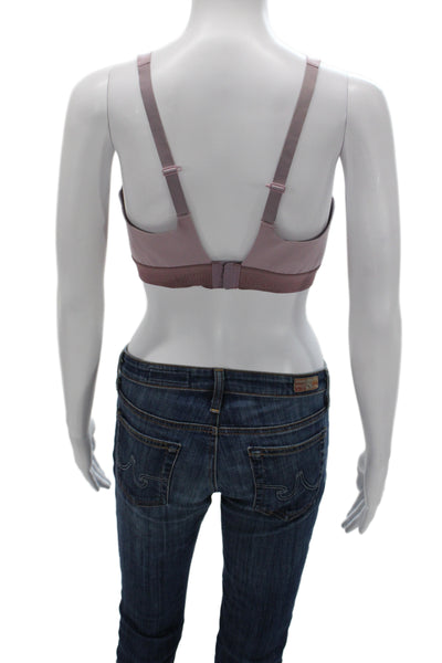 Lululemon Womens Activewear Bra Top Purple Scoop Neck Sleeveless Size M