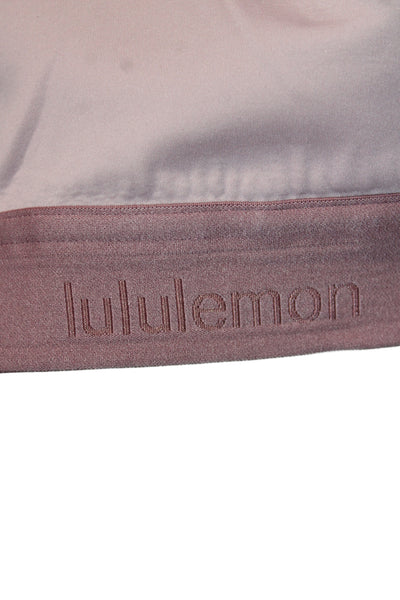 Lululemon Womens Activewear Bra Top Purple Scoop Neck Sleeveless Size M