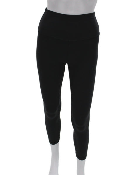 Lululemon Women Ankle Black Spandex Leggings Size 6