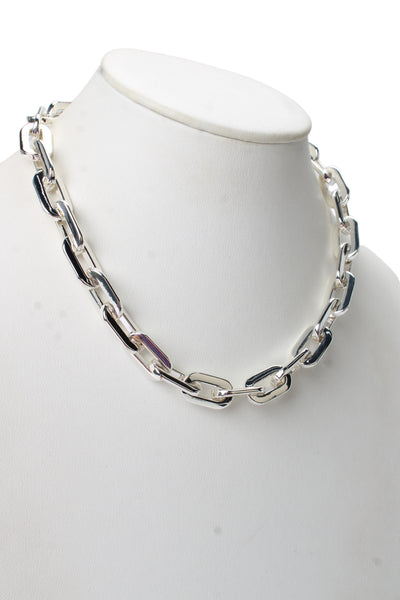 Jenny Bird Womens Silver Tone Toni Chain Necklace 18"
