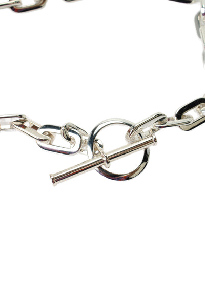 Jenny Bird Womens Silver Tone Toni Chain Necklace 18"