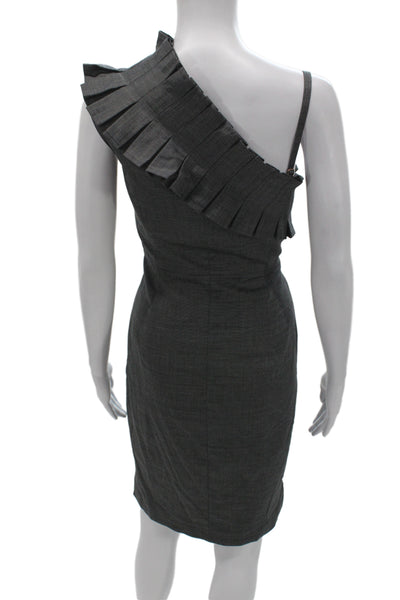 Ted Baker London Women Bodycon Sheath Dress Dark Gray Size 3
