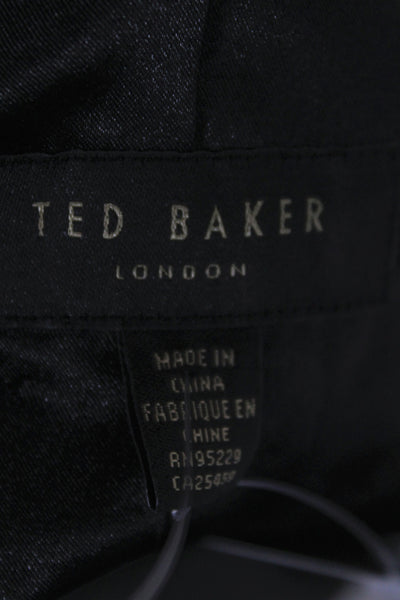 Ted Baker London Women Bodycon Sheath Dress Dark Gray Size 3
