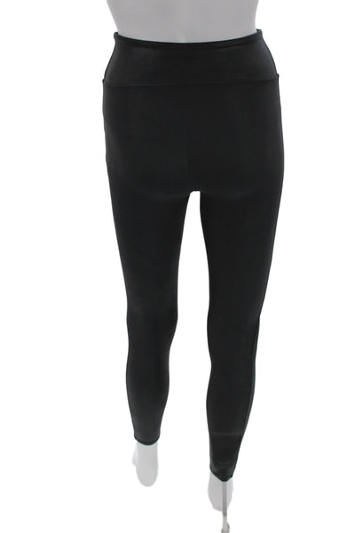 Spanx by Sara Blakely Women Ankle Jeggings Black Spandex Polyester Size XS