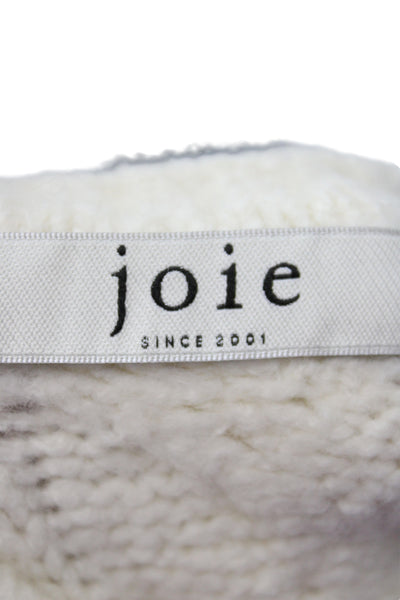 Joie Unisex Pullover Sweater White Crew Neck Size XS