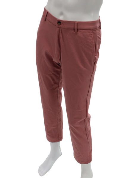 Lauren Ralph Lauren Mens Cropped Chino Pants Pink Size 30