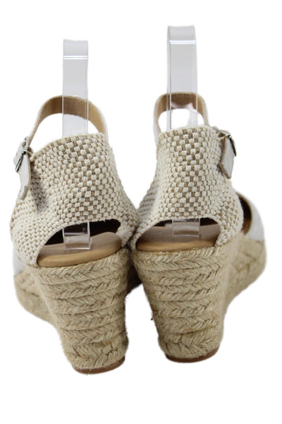 Paseart Womens Wedge Heel Ankle Strap Espadrilles Pumps Gray Suede Size 38
