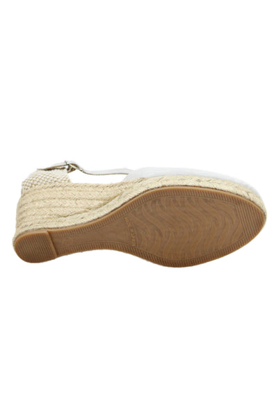 Paseart Womens Wedge Heel Ankle Strap Espadrilles Pumps Gray Suede Size 38