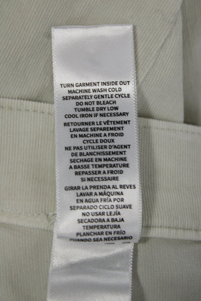 Splendid Womens Petite Cropped Chino Pants Beige Size XS
