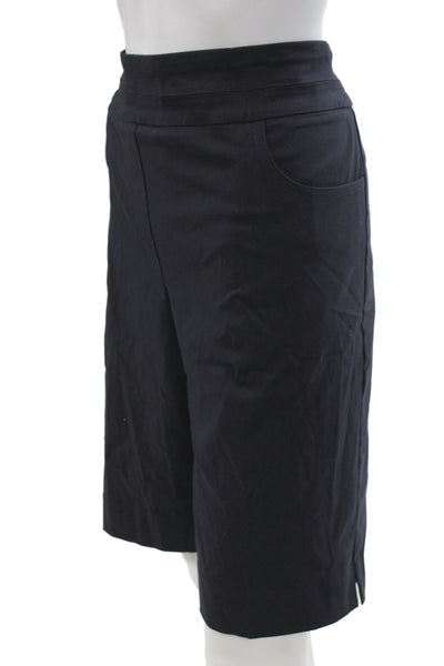 Renuar Unisex Bermuda Black Shorts Size 36