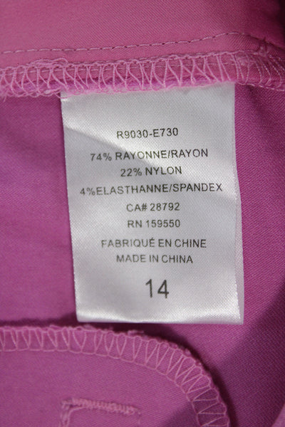 Renuar Unisex Bermuda Shorts Pink Size 14