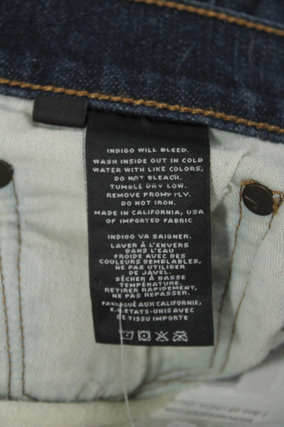 J Brand Unisex Skinny Jeans Dark Blue 98% Cotton Size 31