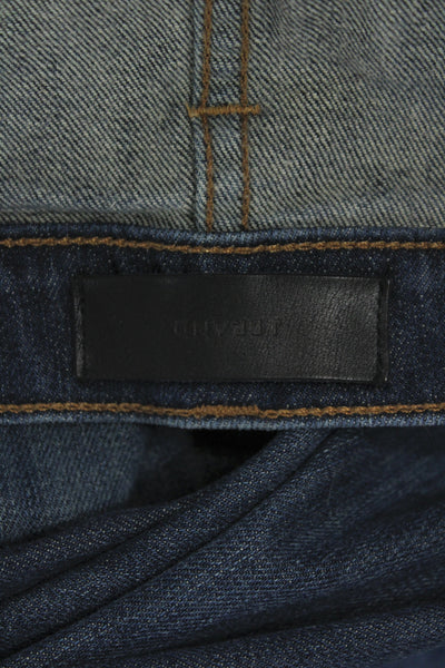 J Brand Unisex Skinny Jeans Dark Blue 98% Cotton Size 31