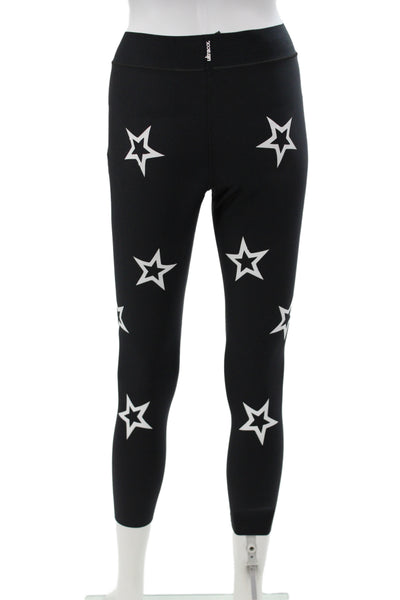 UltracorWomens Stars Print Tank Top Leggings Set Black White Size Medium