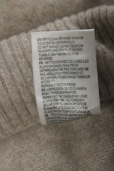 Minnie Rose Womens Beige Cashmere Jogger Sweatpants Drawstring Size XS