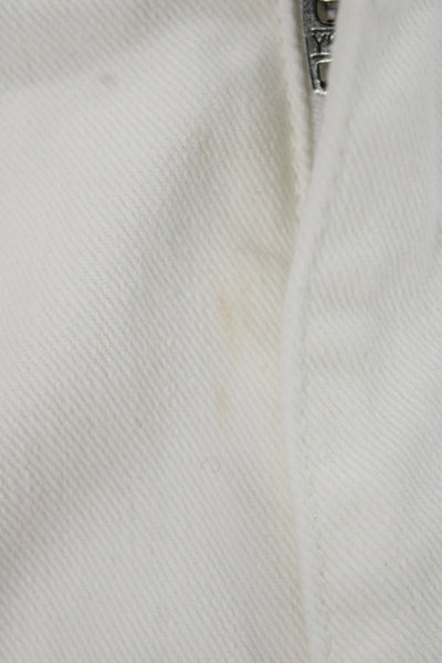 Rag & Bone Women Boyfriend Skinny White Jeans Size 23